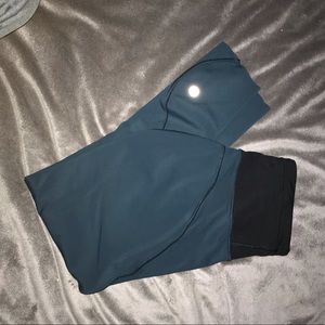 Lulu Lemon aqua blue leggings